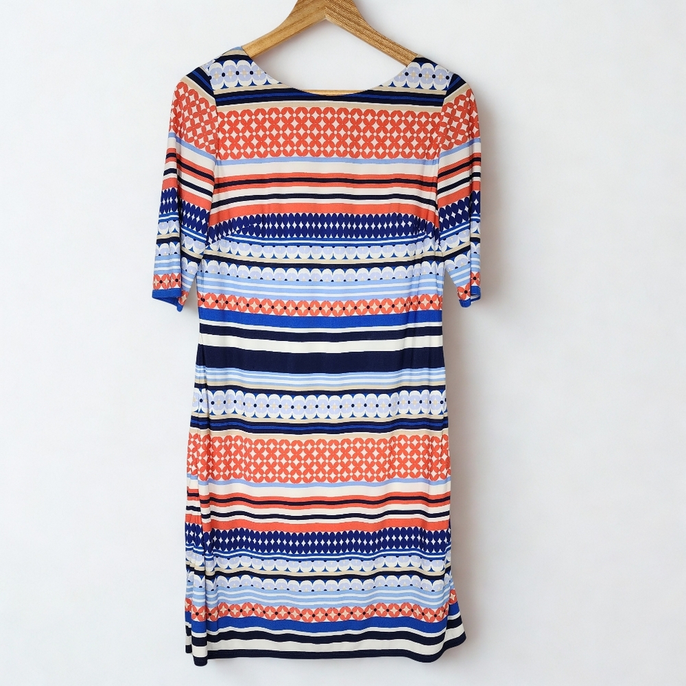 Eliza J Women’s Sheath Dress Size 8 – Multicolor Striped Print